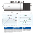 S-Series HSK40E 3KW 3.5KW 100MM ATC Spindle with Ceramic Ball Bearings